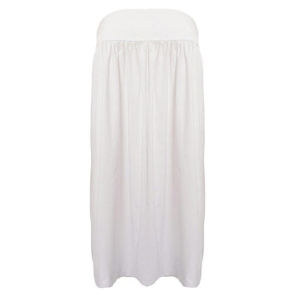 SNDYS Womens White Poplin Tie Detail Mini Dress