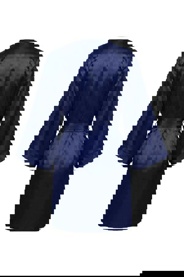 WOVCOR 4-Piece Satin Bridal Pajama Set Set with Lace Details