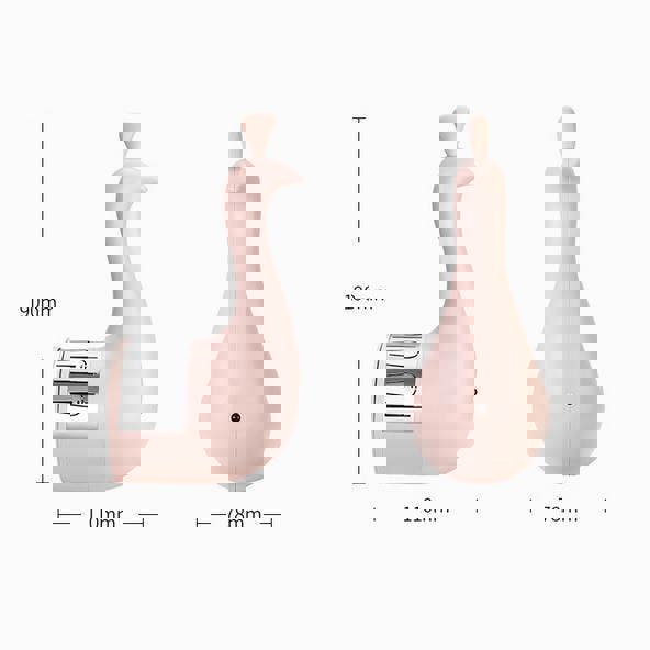 Leaper Remote-controlled Colorful Night Light Peacock Projection Lamp