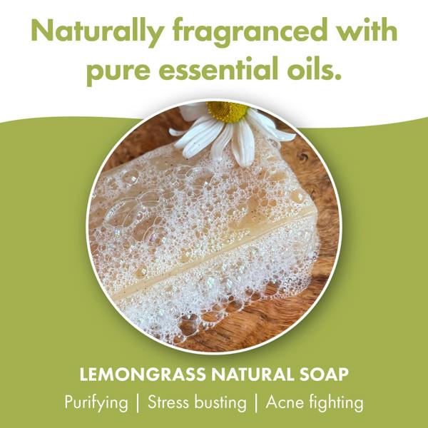Friendly Soap 3 Pack - Natural Soap - Lemongrass