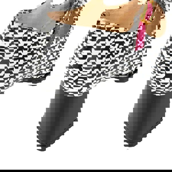 Embassy London Hyde - Pink & Hexa Print - Women's Leather Mary Jane Pump