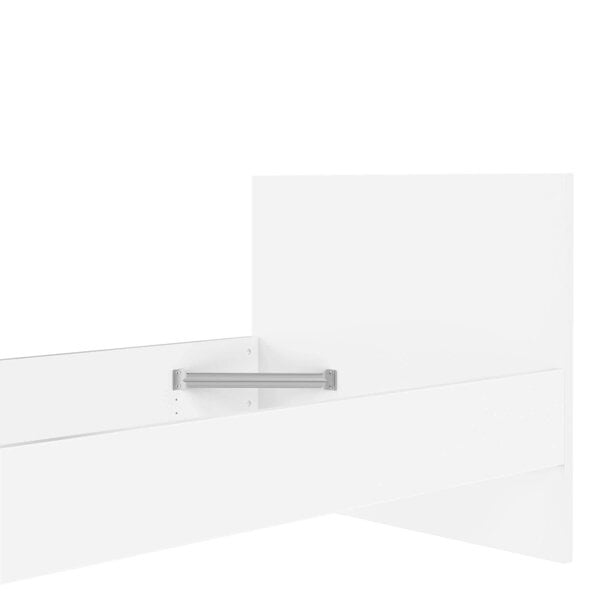 Wyld Haus Budapest 3ft Single White Wooden Bed Frame