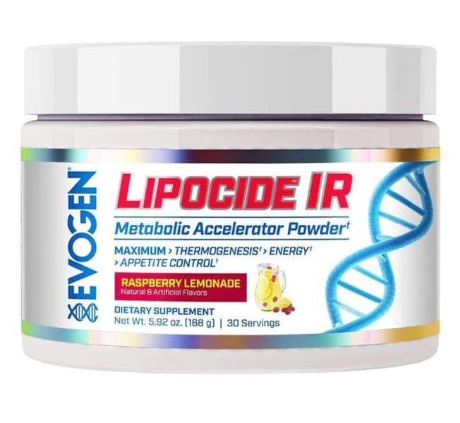Evogen Lipocide IR, Raspberry Lemonade - 168g