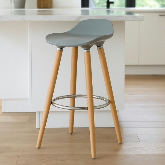 Interiors by Premier Stockholm Grey Bar Stool