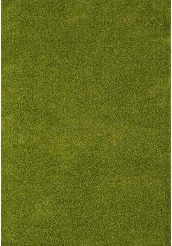Shaggy Green Rug Soft and Durable, Non-Shedding, High Quality.