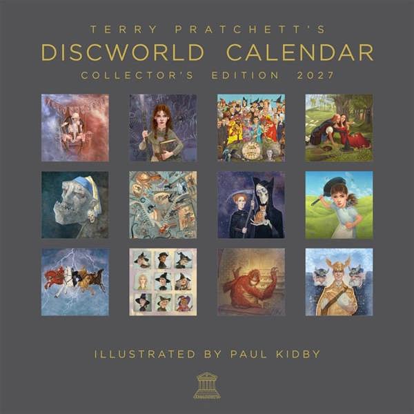 Terry Pratchett's Discworld Calendar 2027, Wall Calendars, Month To View, History & Literature, Gift