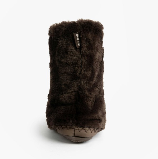 Bedroom Athletics MARILYN Womens Slipper Boots Dark Chocolate