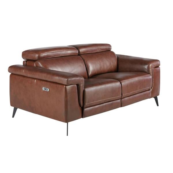 Angel Cerdá Relax sofa in brown leather 6116/6117