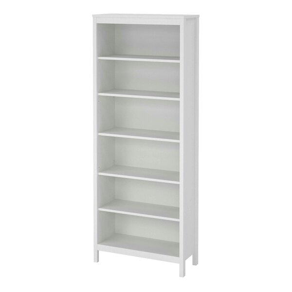 Wyld Haus Gossmere Shelving Unite White 5 Tier Shelf Bookcase