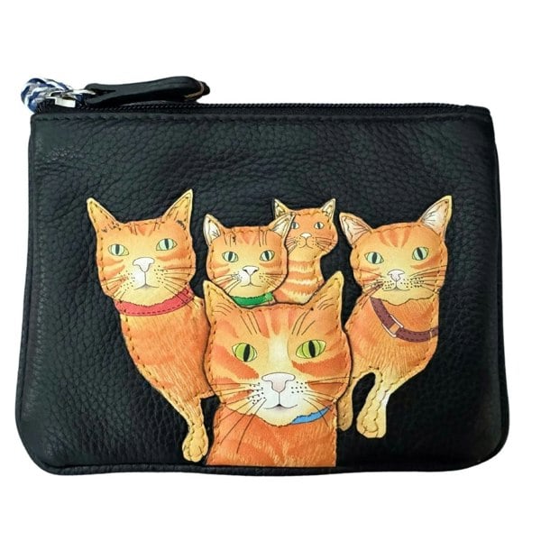 Mala Leather Kitty Crew Coin RFID Leather Purse
