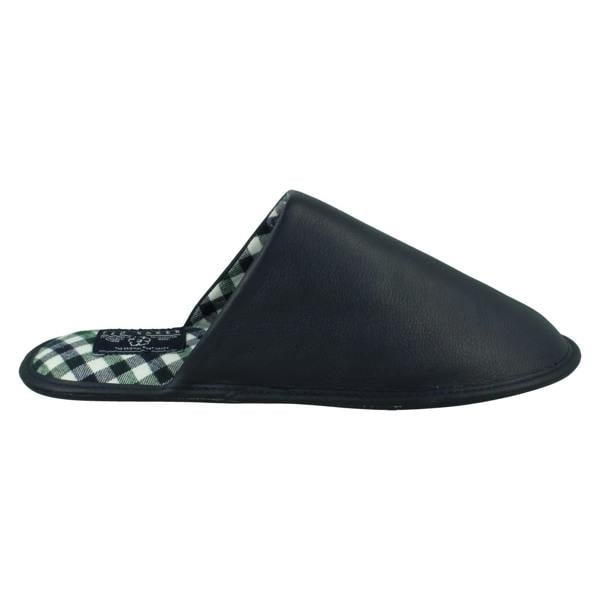 Ted Baker Mens Ted Baker Leather Mule Padded Slippers 'Ardin'