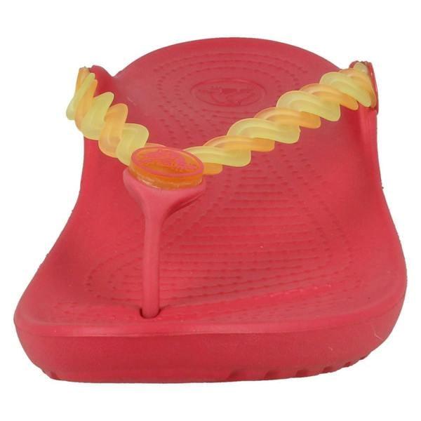 Crocs Girls Crocs Toe Post Sandals Chmlns Tns Weave Flp