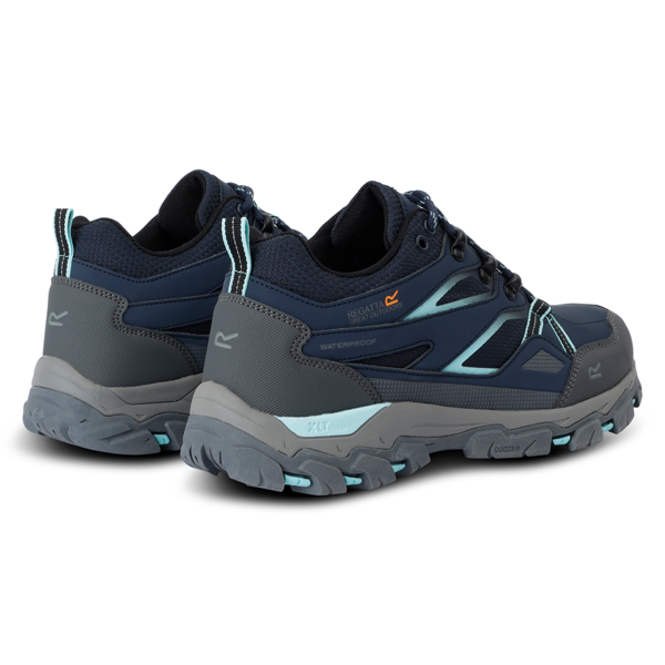 Regatta Women's Holcombe III Low Walking Shoes - Navy/Aruba Blue