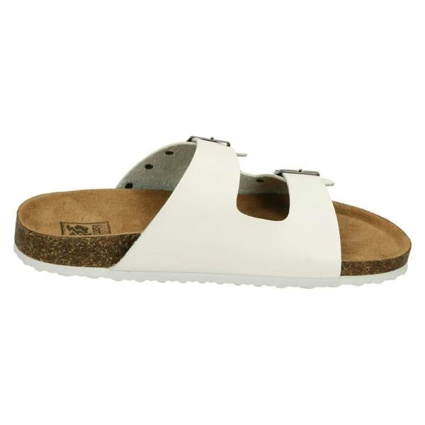 Down to Earth Ladies Down To Earth Double Buckle Strap Sandals