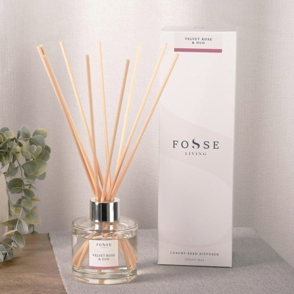 Velvet Rose & Oud Reed Diffuser - Fosse Living | Luxury Home Fragrances