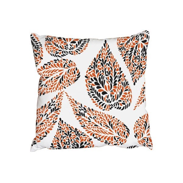 Benjamin Tate Design Swirl with floral doodled textures (Outdoor Cushion)