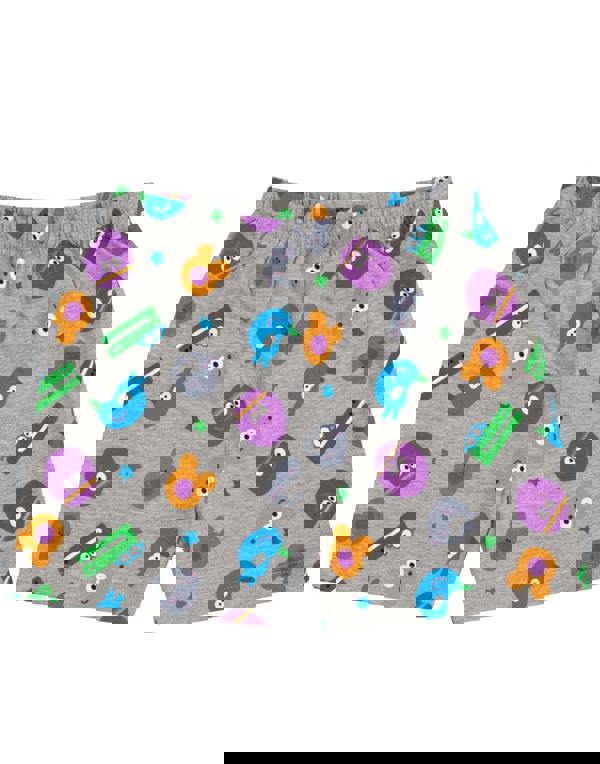 Hey Duggee Boys Blue Character Placement & All-Over Print Short Sleeve Short Leg Pyjama Set