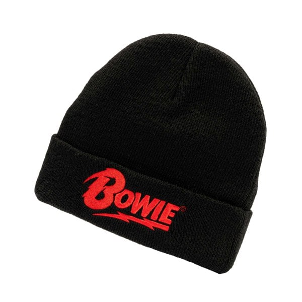 David Bowie Logo Beanie - Black