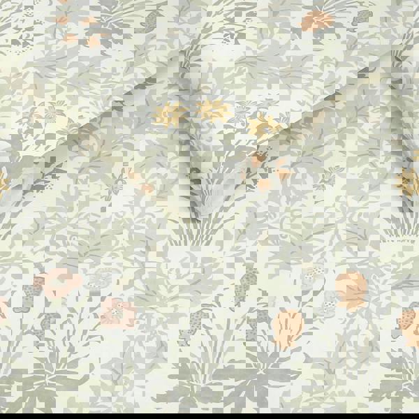 William Morris At Home Celandine Wallpaper | Spring Peony & Sage