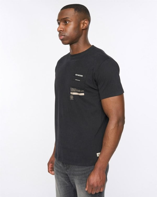 Duck and Cover Heningys T-Shirt Black