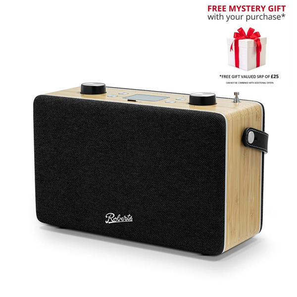 Roberts STREAM95I Comprehensive Streaming Services Voice Assistant, Smart Speaker - Free Gift RRP £25!