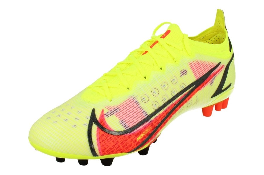 Nike Vapor 14 Elite AG Mens Football Boots Cz8717  760 - Volt Bright Crimson Black 760 - Photo 0