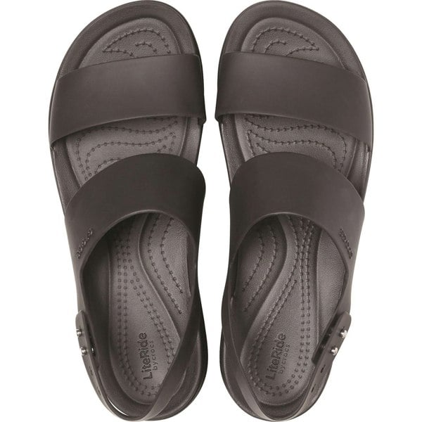 Crocs Brooklyn Low Wedge Platform Sandal Womens - Black