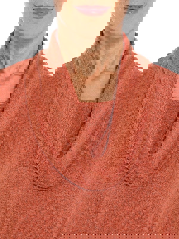 PennyPlain Cowl Neck Top - Pumpkin