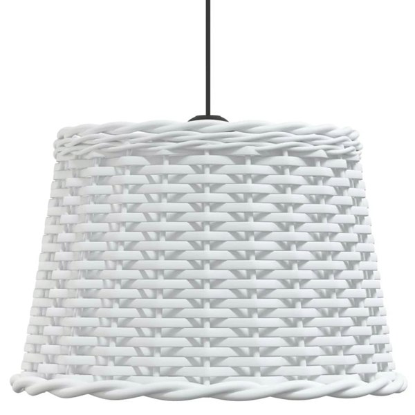 Berkfield Ceiling Lamp Shade White �_�”�_40x26 cm Wicker