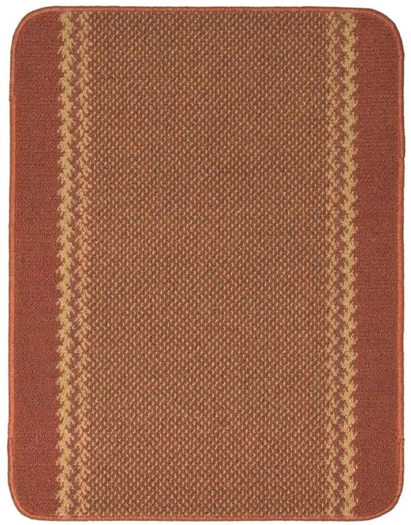 Machine Washable Design Mats | Bordered Line Terra |The Rug