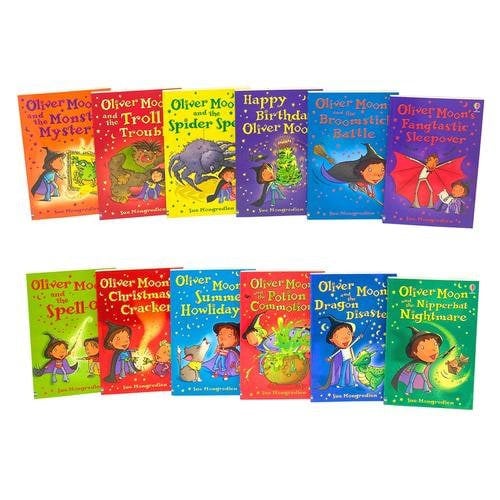 Oliver Moon Junior Wizard Collection 12 Books Set by Sue Mongredien