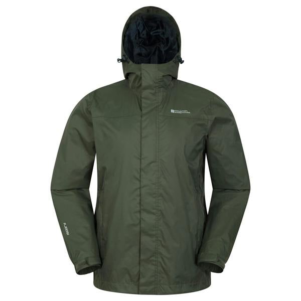 Mountain Warehouse Mens Torrent Waterproof Jacket - Khaki Green - 