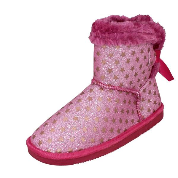 Spot On Girls Spot On Faux Fur Trim Ankle Boots