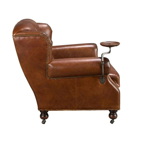 Angel Cerdá Cognac Brown Leather Chester Armchair 5156