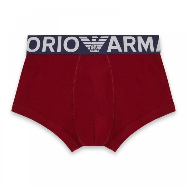 Emporio Armani Mega Logo Trunk, Amaranth