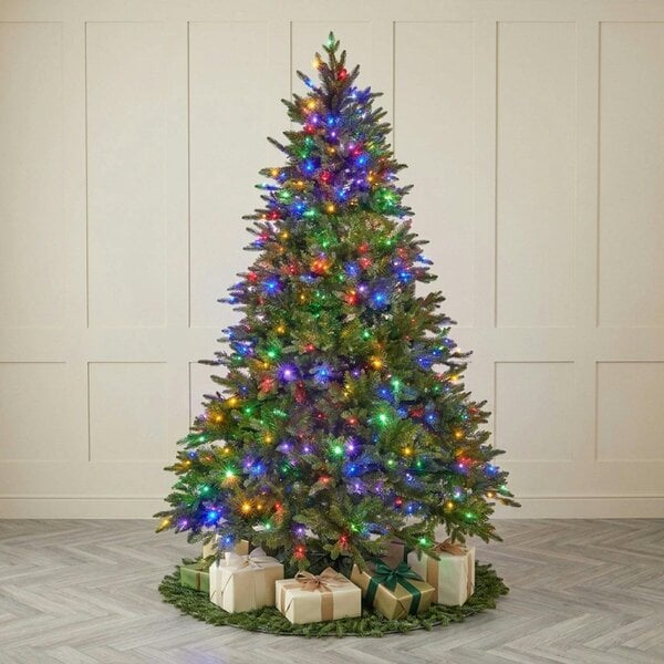 Garden Greatness 8ft Noble King Conifer Pre-Lit Christmas Tree