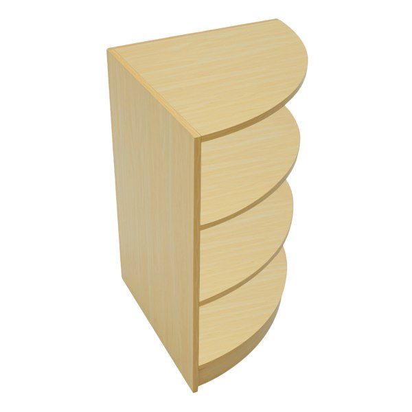 Monstershop Europa LED Shop Counter Set B1200, C1200, TB60 & LM60 - Maple