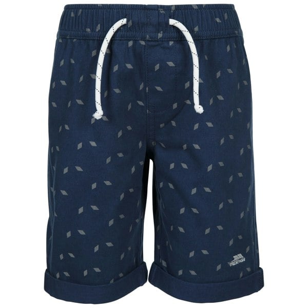 Trespass Boys Publish Casual Shorts - Navy/Grey