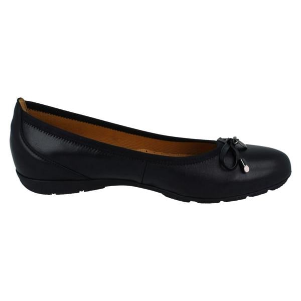 Gabor Ladies Gabor Ballet Pump Slip On Shoes With Bow Detail 54.164