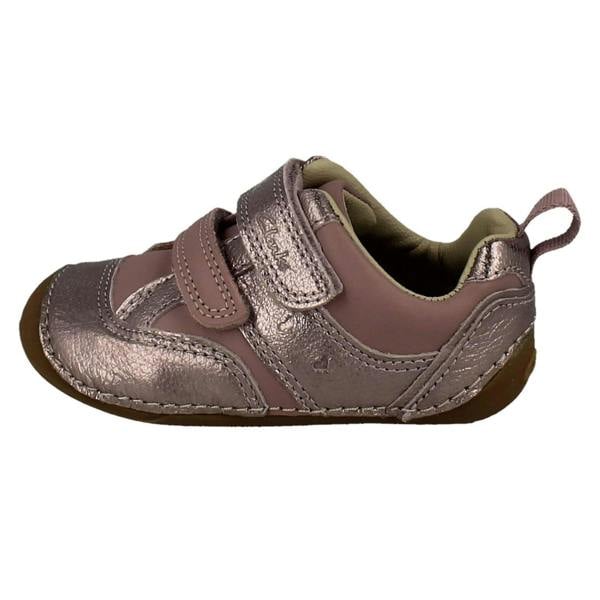 Clarks Childrens Clarks Casual Hook And Loop Strap Shoes Tiny Sky T