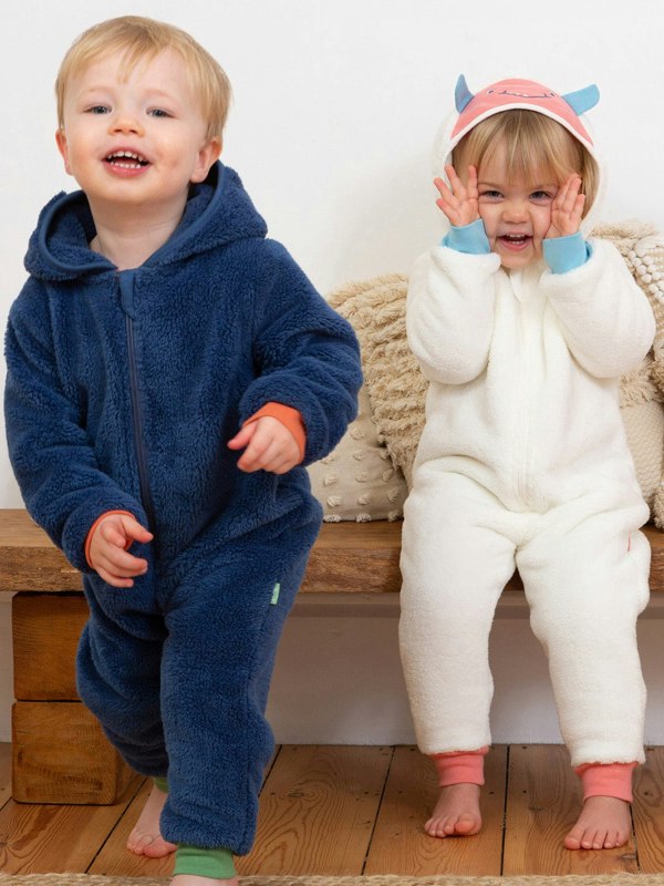 Kite Girls Huggle Bub Fleece Onesie Cream