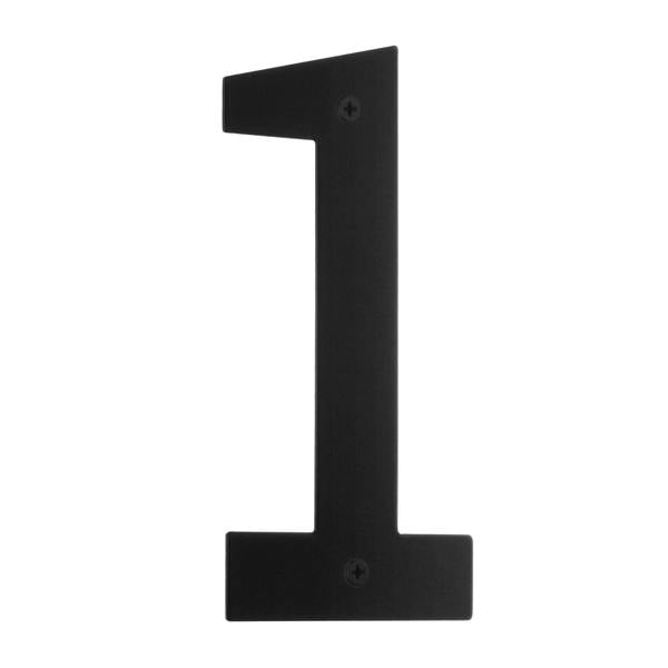 Black house number 1
