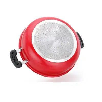 SOWBAGHYA NS IB Kadai with Glass Lid(24cm dia with 3.2mm thickness)