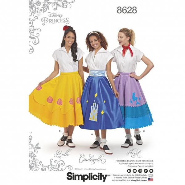 Simplicity Sewing Pattern 8628, Costumes for Women, R5 (14-16-18-20-22) - Intermediate