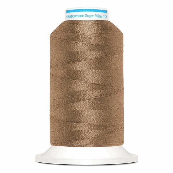 Gutermann Super Brite Polyester 40 Embroidery Thread 1000m Polyester Thread Suitable For Embroidery