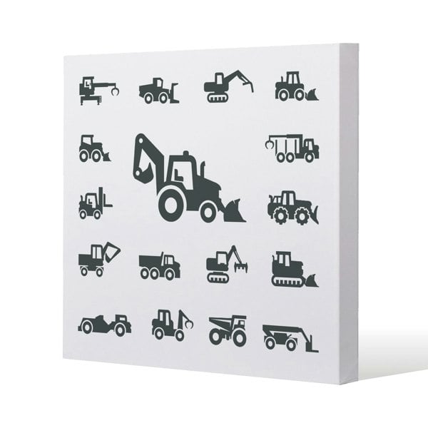 Benjamin Tate Design Construction equipment (Canvas Print)