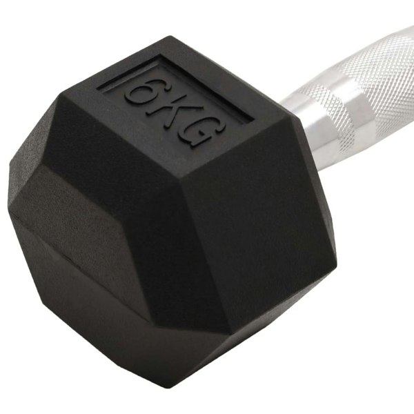 Berkfield Dumbbells 2 pcs 12 kg Cast Iron