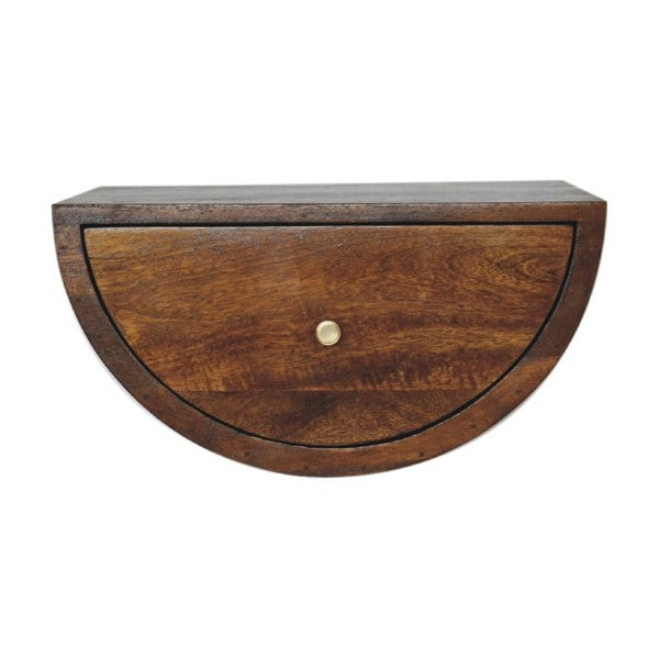Artisan Furniture Chestnut Crescent Floating Bedside