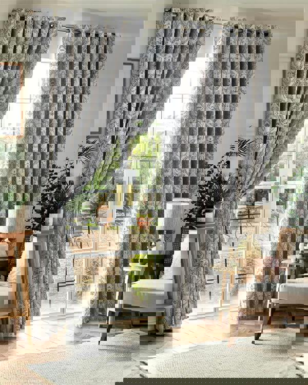 Luxury Living Victoria Room Darkening Ring Top Curtains