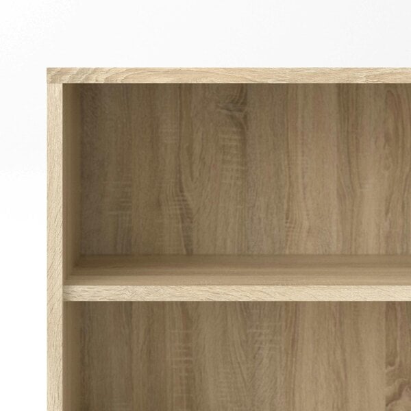 Wyld Haus Dris Natural Oak Effect Bookcase 2 Shelves
